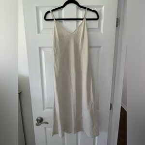 Aritzia Wilfred Only Slip Dress Linen